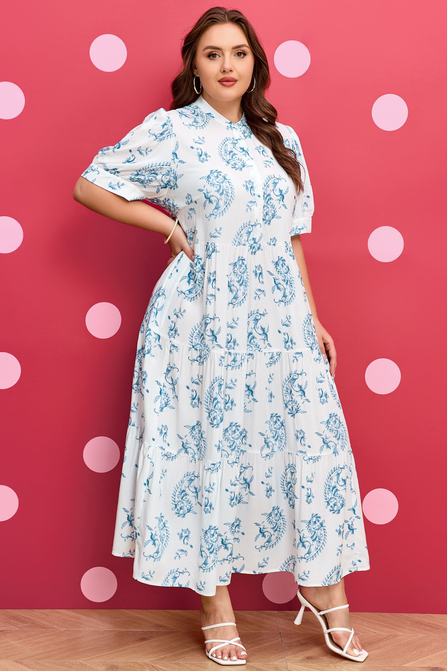 Milana Short Sleeve Maxi Dress