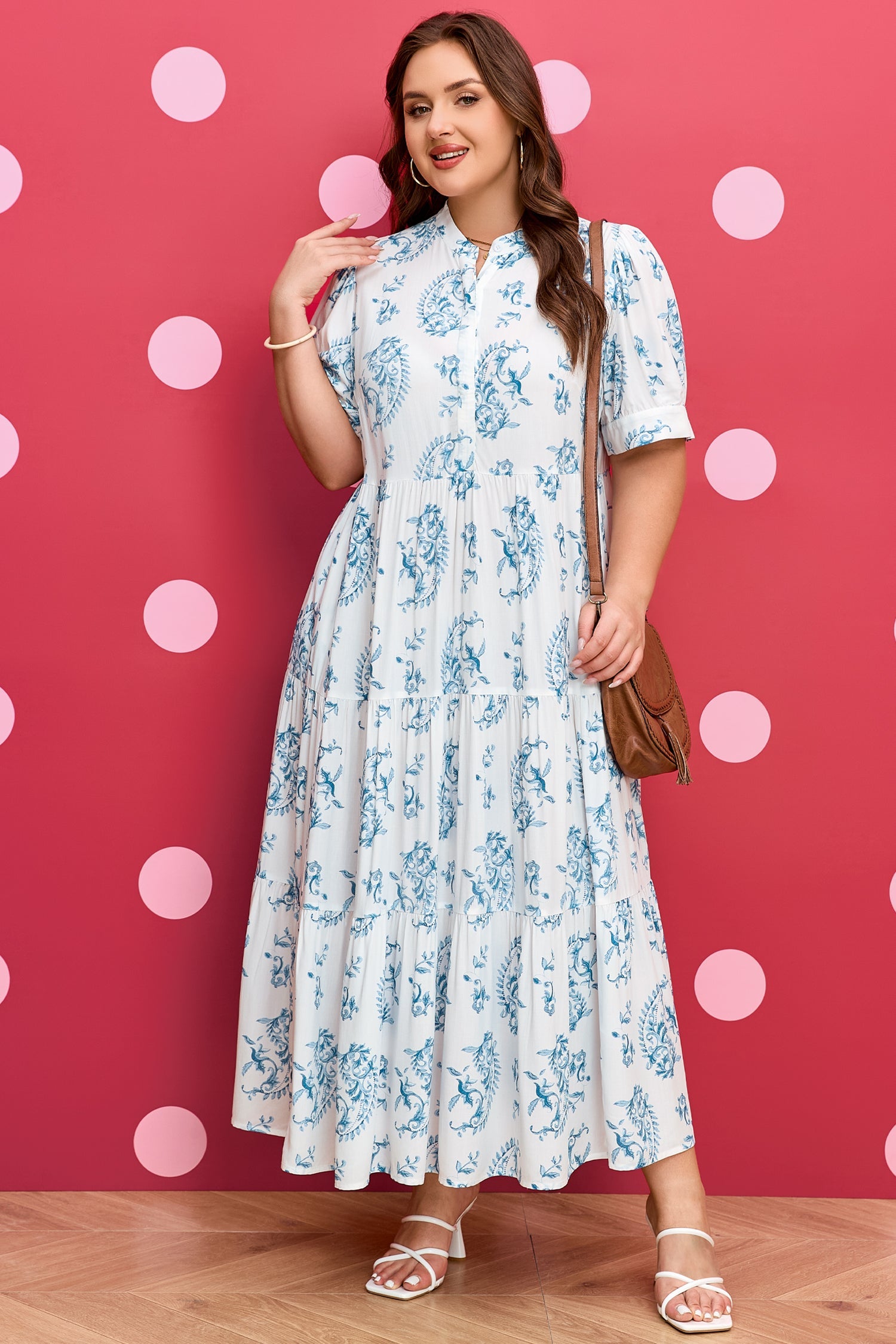 Milana Short Sleeve Maxi Dress