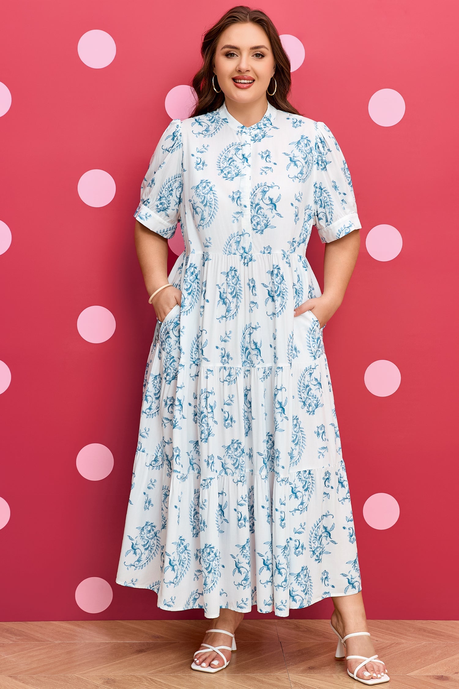 Milana Short Sleeve Maxi Dress