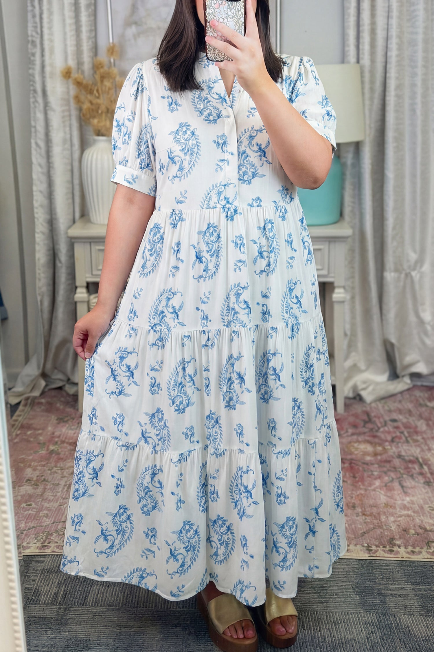Milana Short Sleeve Maxi Dress