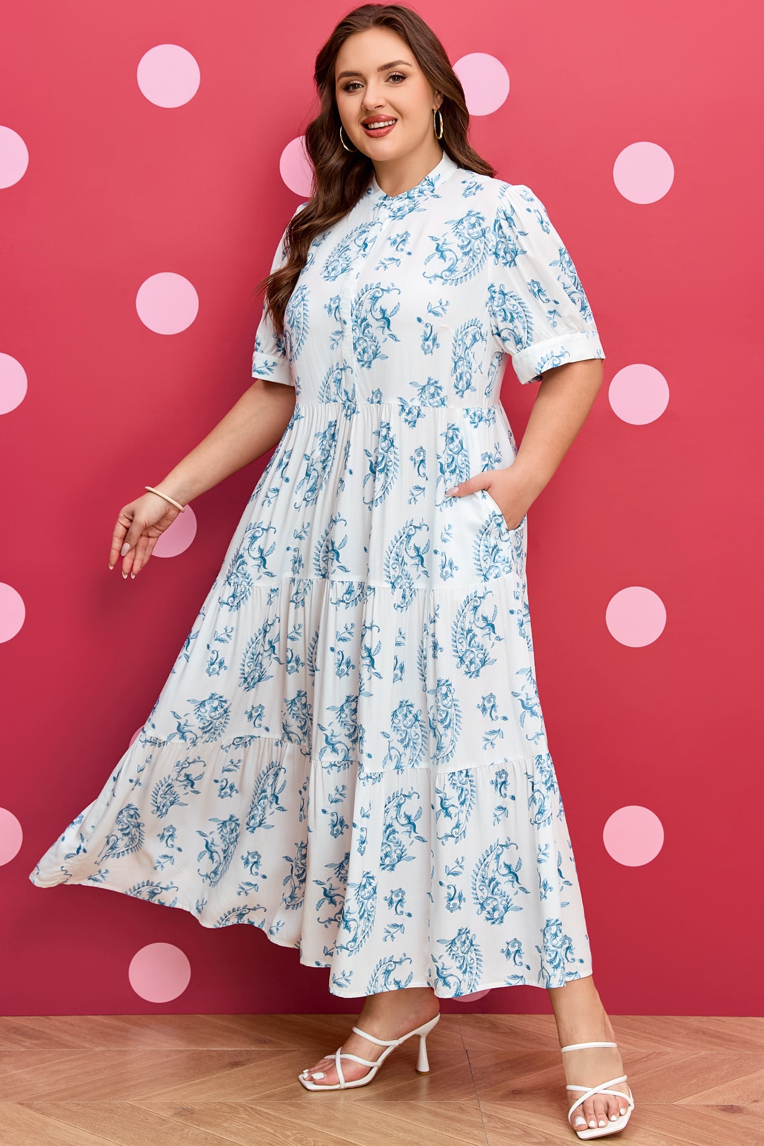 Milana Short Sleeve Maxi Dress