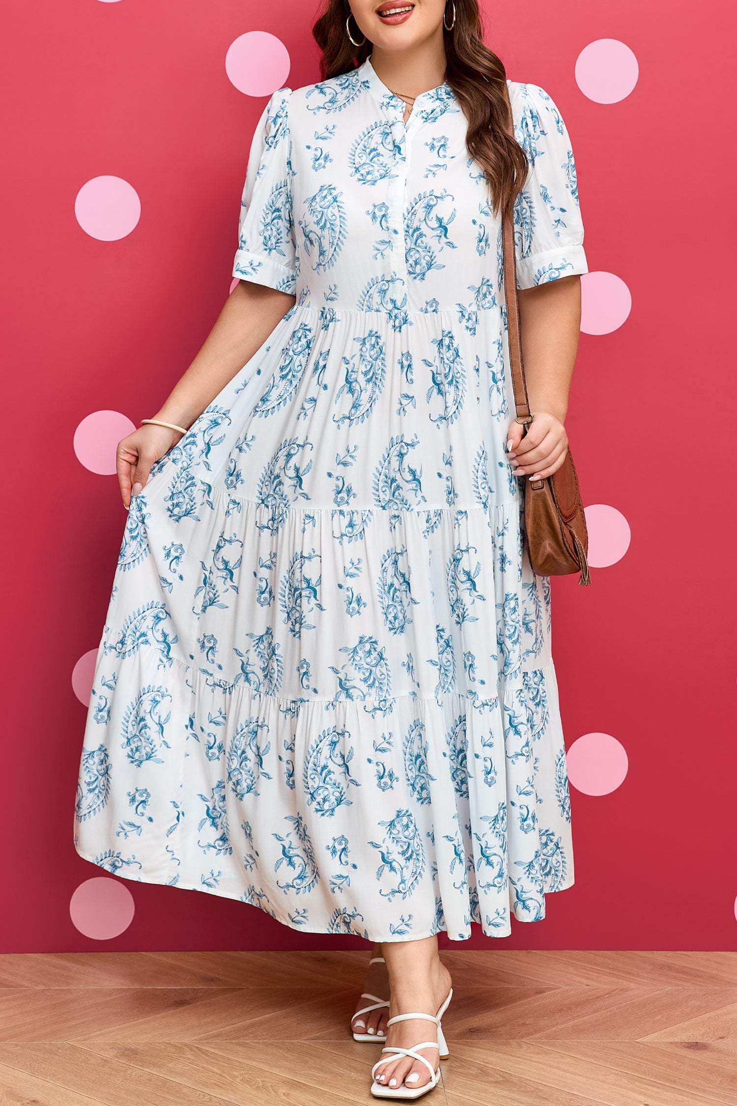 Milana Short Sleeve Maxi Dress