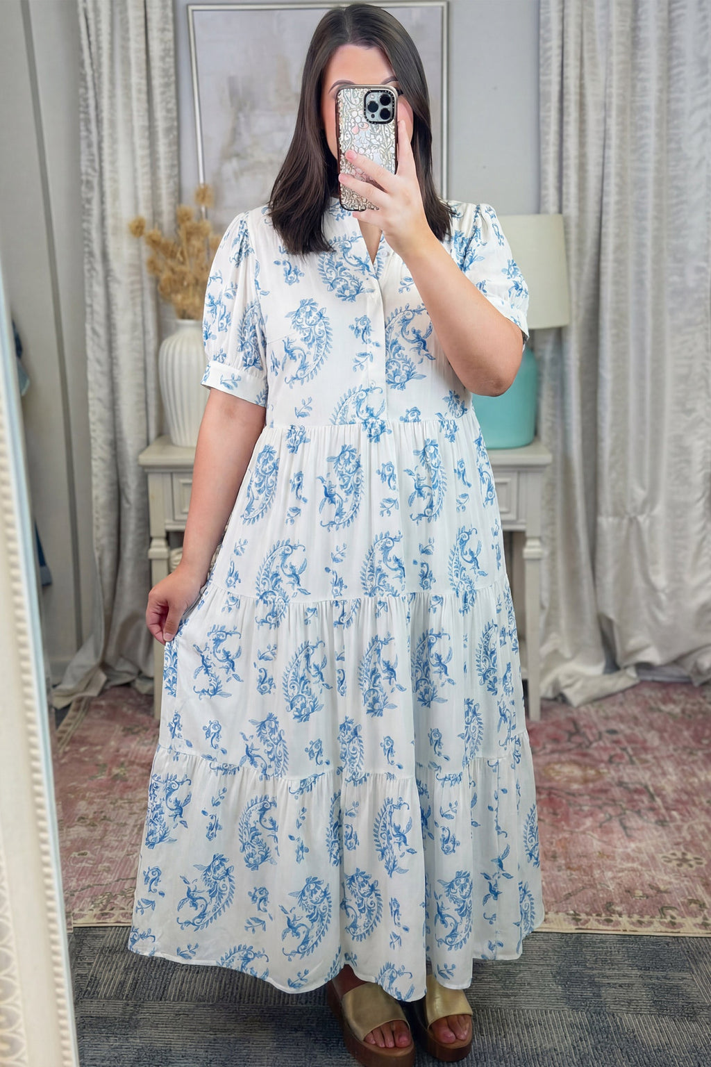 Milana Short Sleeve Maxi Dress